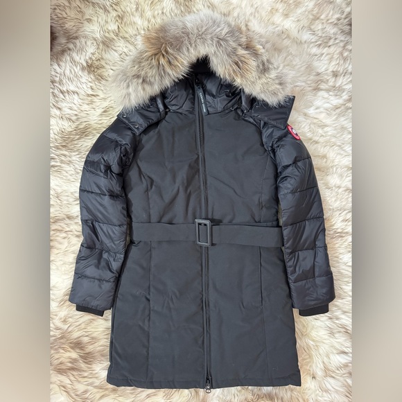 CANADA GOOSE Women Rowan Down Parka 3202L Black Size XS